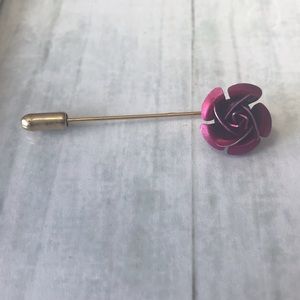 🌹 rose stick brooch